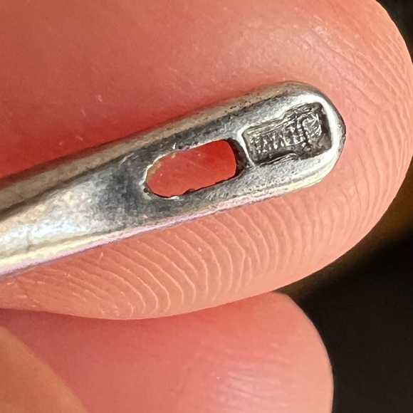 Vintage turquoise earrings, silver. - Picture 5 of 5